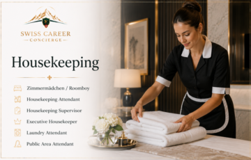 Zimmermädchen / Roomboy Housekeeping Attendant Housekeeping Supervisor Executive Housekeeper Laundry Attendant Public Area Attendant